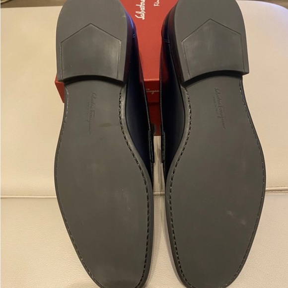 Mens NEW Ferragamo Blue Slides - Picture 7 of 8